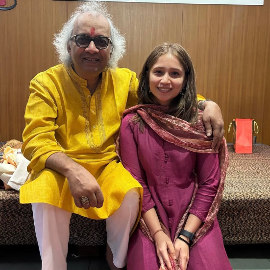 Gandābandhan ceremony with my guru Pt. Nayan Ghosh ji